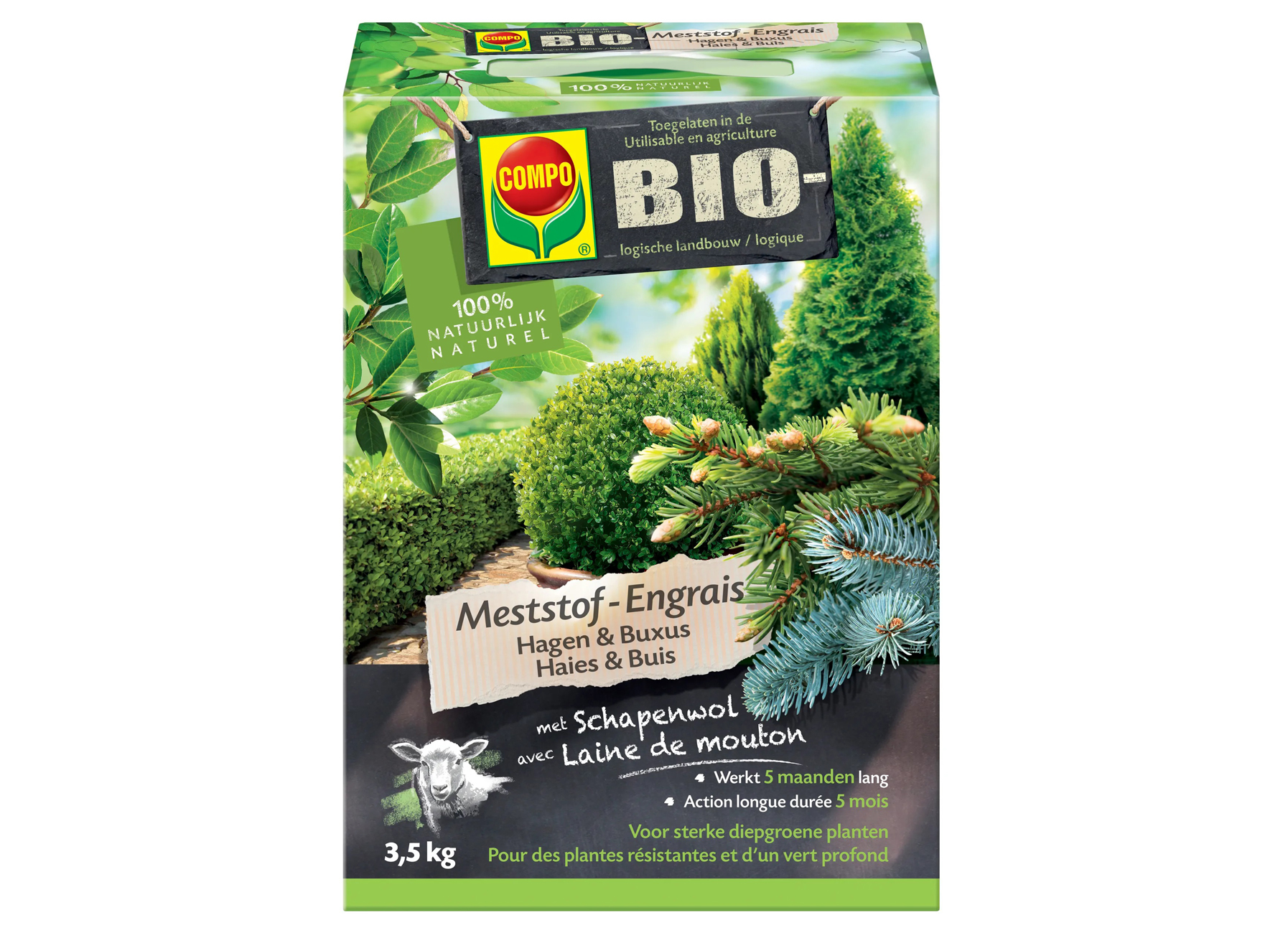 COMPO BIO ENGRAIS HAIES & BUIS 3,5KG