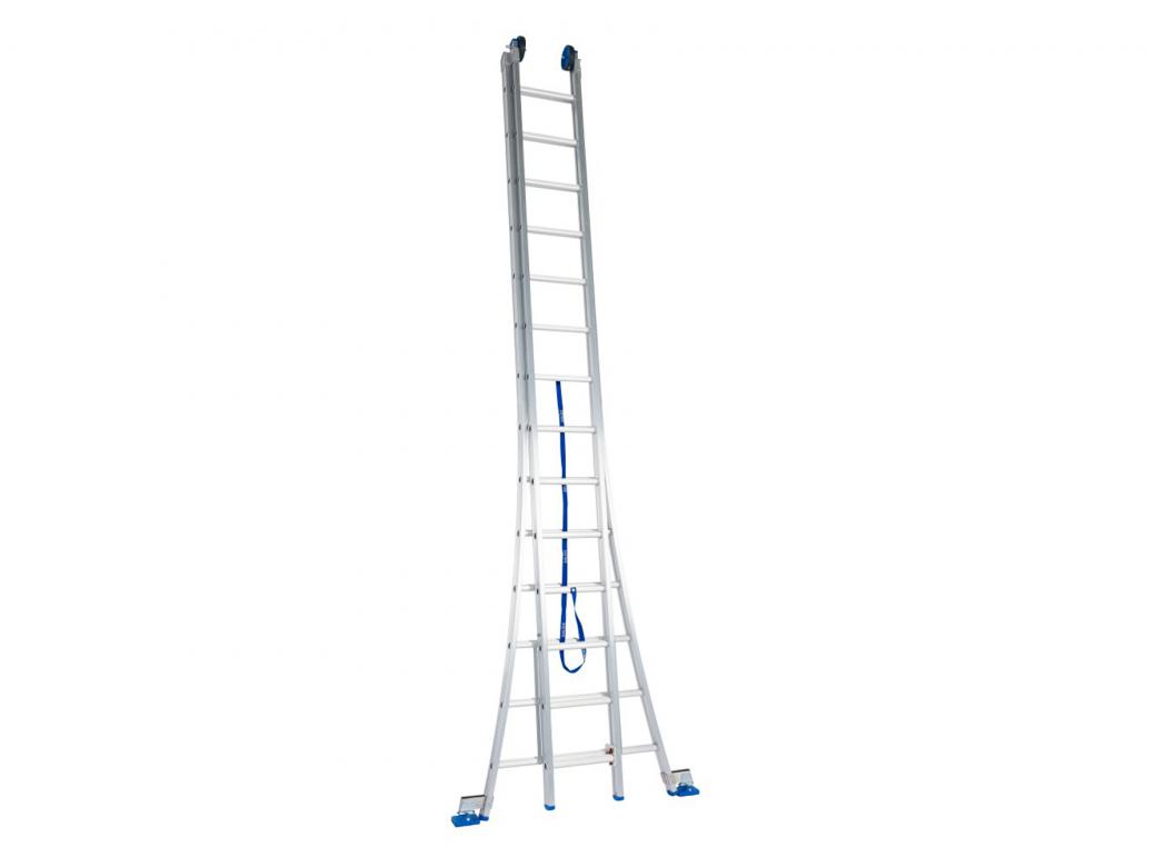SOLIDE schuifladder open voet 2x14 sporten
