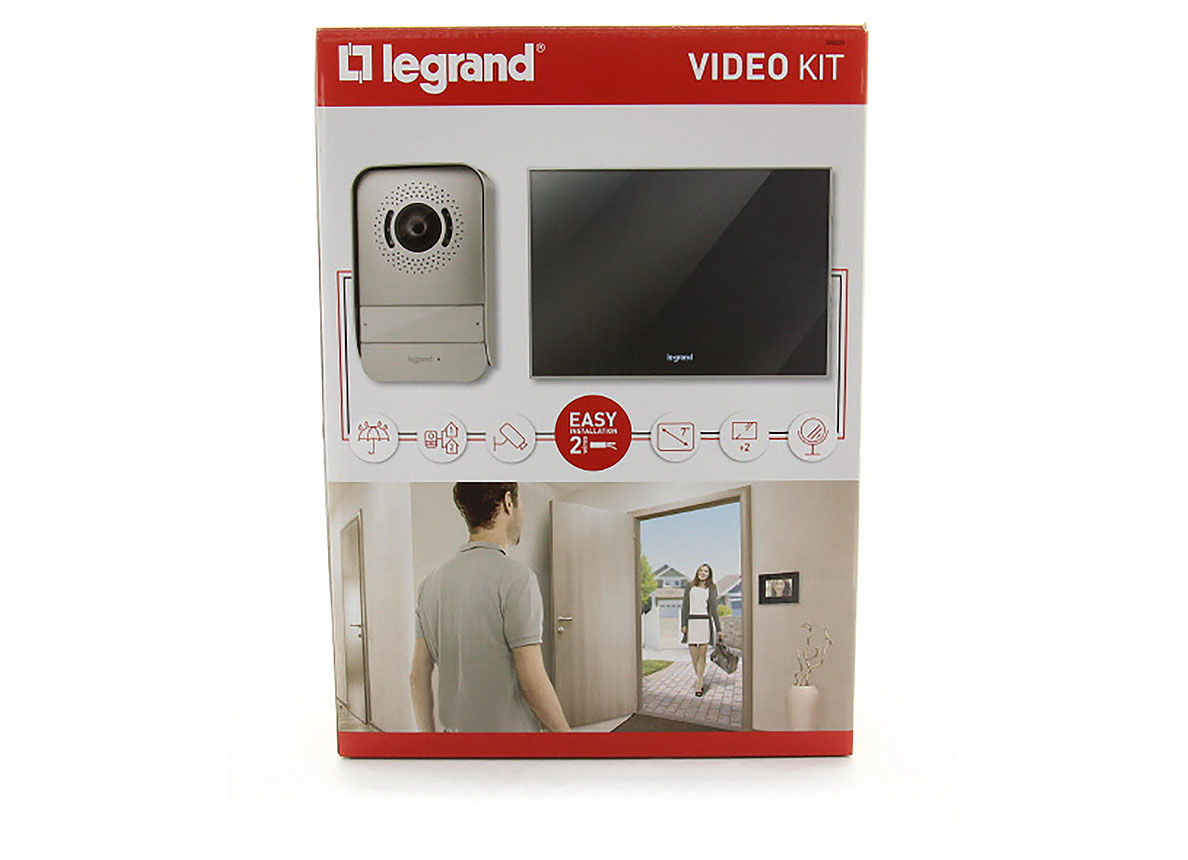 VIDEOFOONKIT SPIEGEL 2-DRAADS 7 INCH