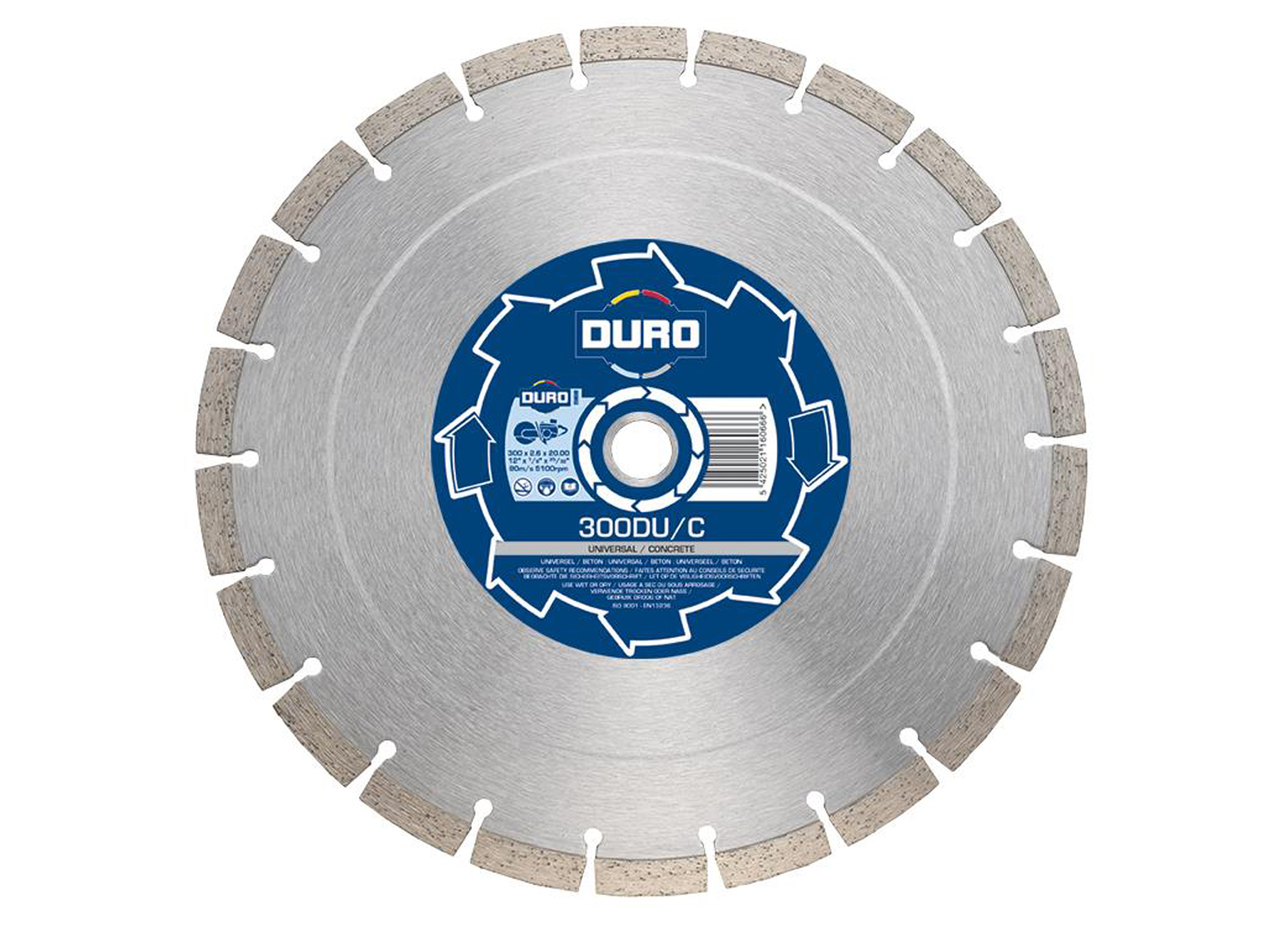 DURO DU/C DISQUE DIAMANTE UNIVERSEL BETON & MATERIAUX CONSTRUCTION