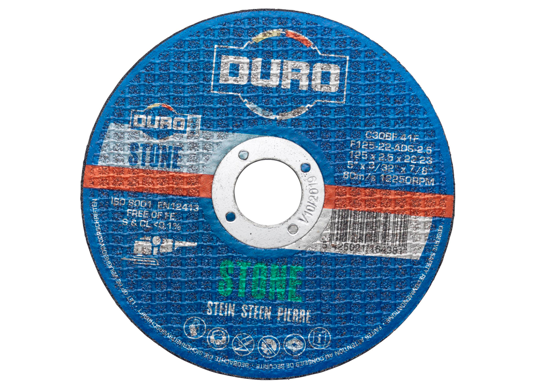 DURO DISQUE A TRONCONNER F 125-22 125X2,5X22,2MM PIERRE