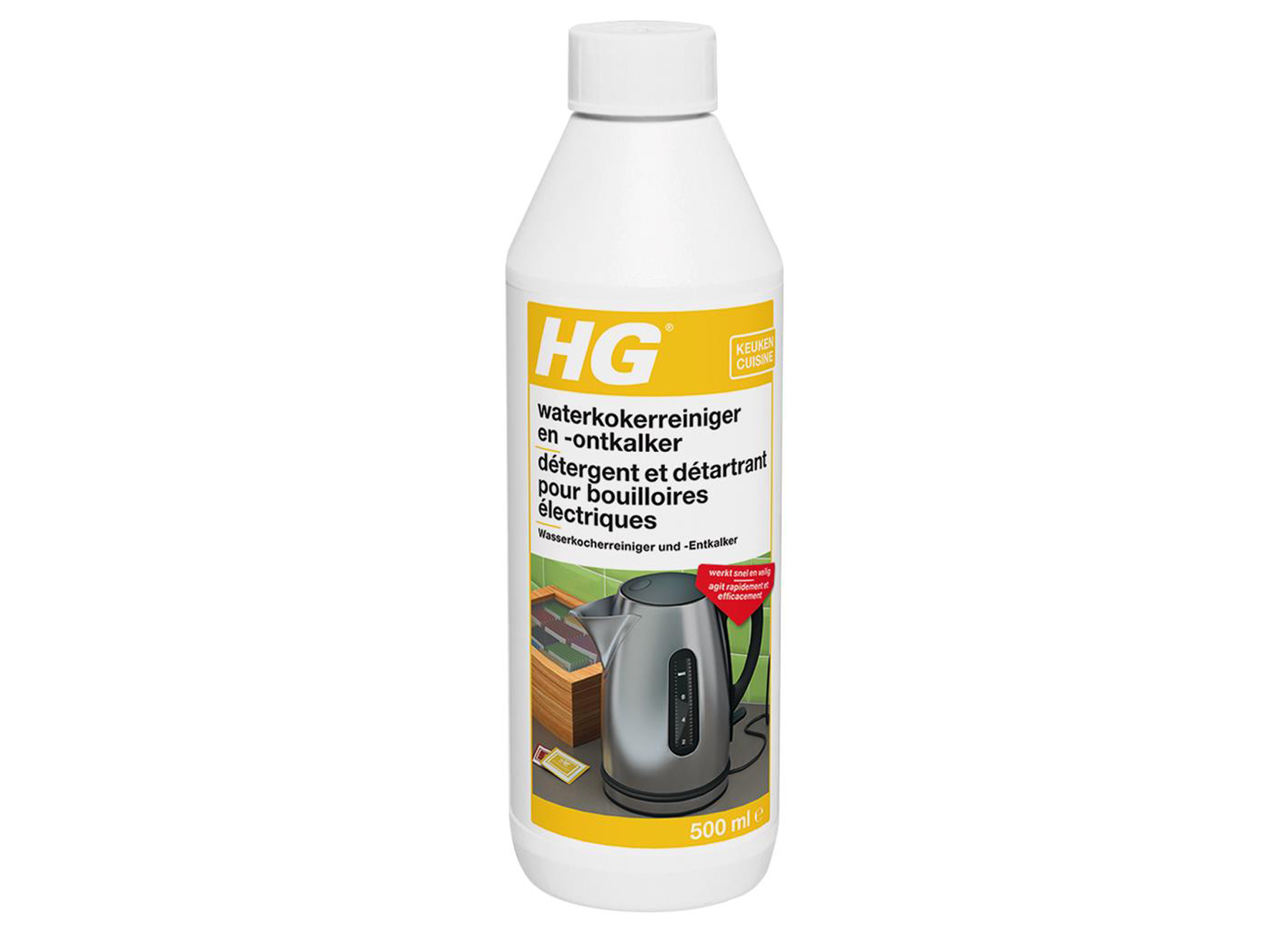 HG DETERGENT ET DETARTRANT POUR BOUILLOIRES ELECTRIQUES 500ML