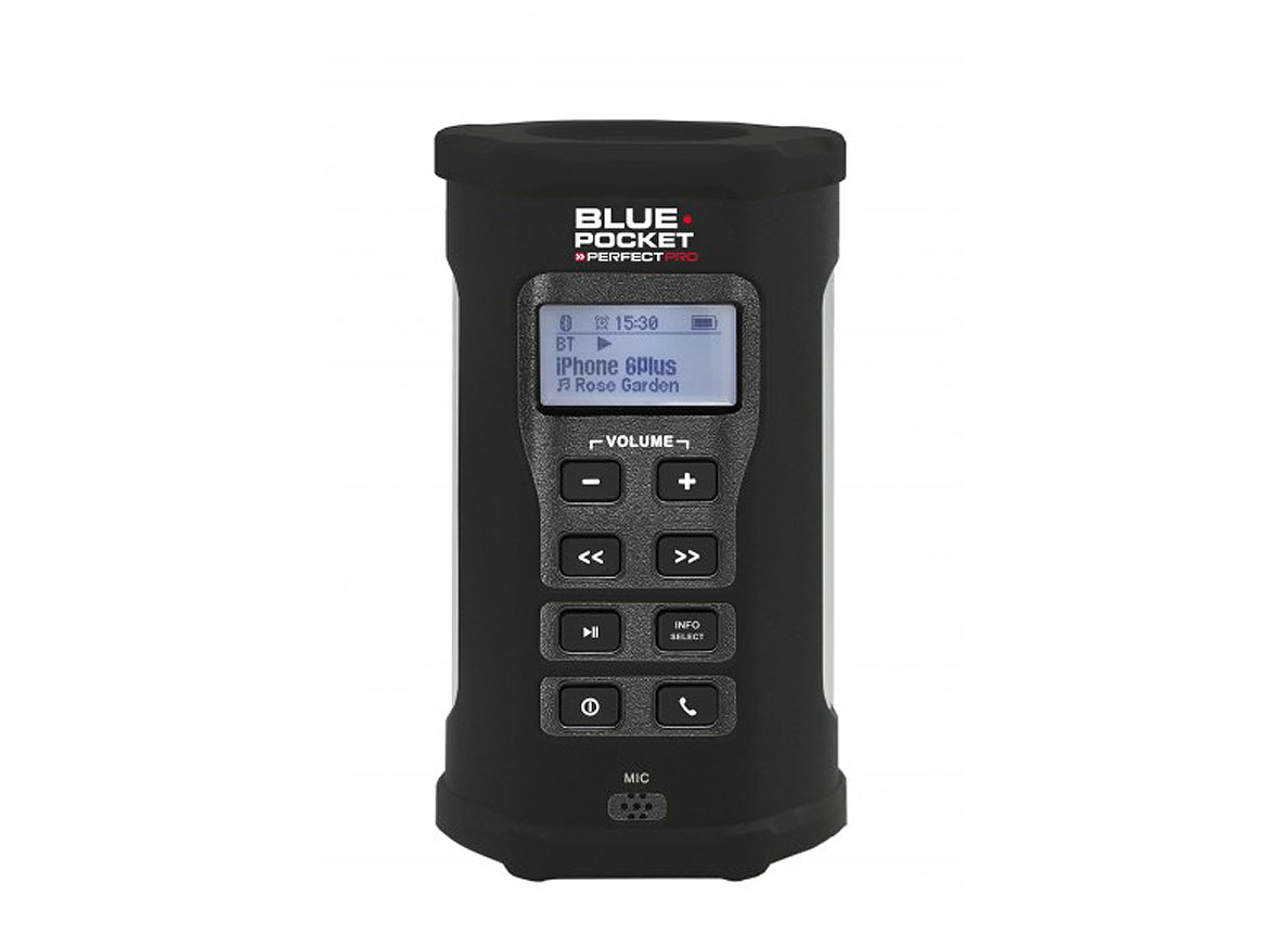 BLUEPOCKET BLUETOOTH WERFSPEAKER MET AUX-IN - OPLAADBAAR