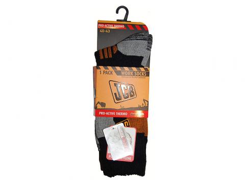 JCB THERMO SOK ZWART 40-43