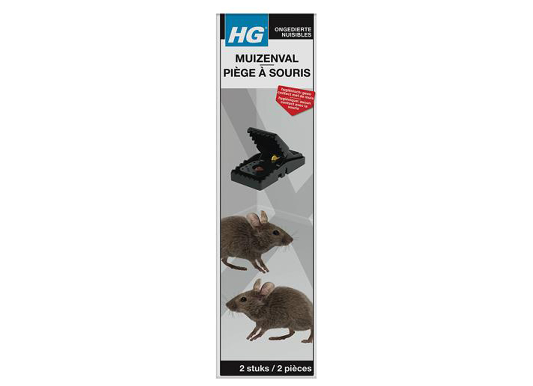 HGX PIEGE A SOURIS 2 PIECES