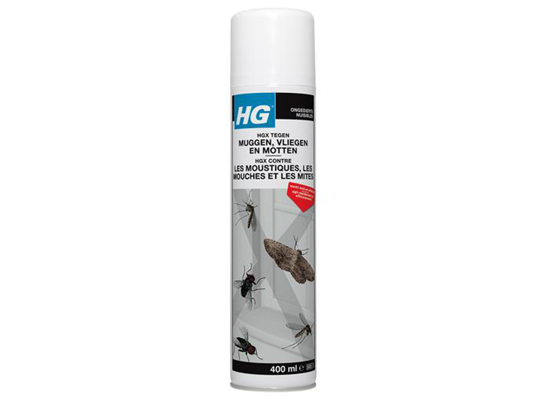 HGX CONTRE LES MOUSTIQUES, LES MOUCHES ET LES MITES 400ML