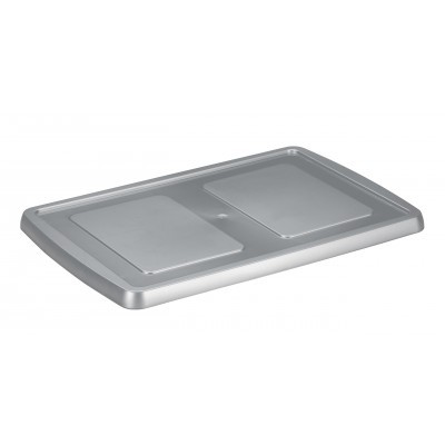 NESTA PLAT DEKSEL 60X40 CM ZILVER