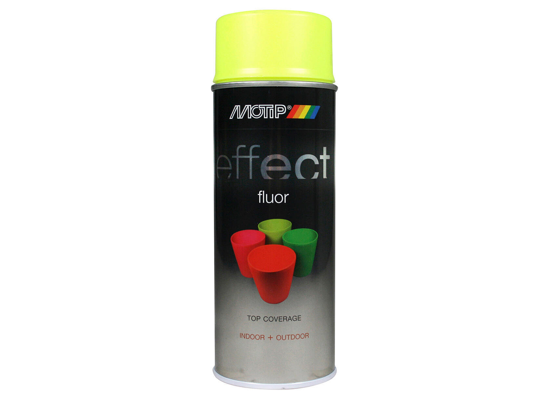 MOTIP SPRAY DECO EFFECT FLUO GEEL 400ML