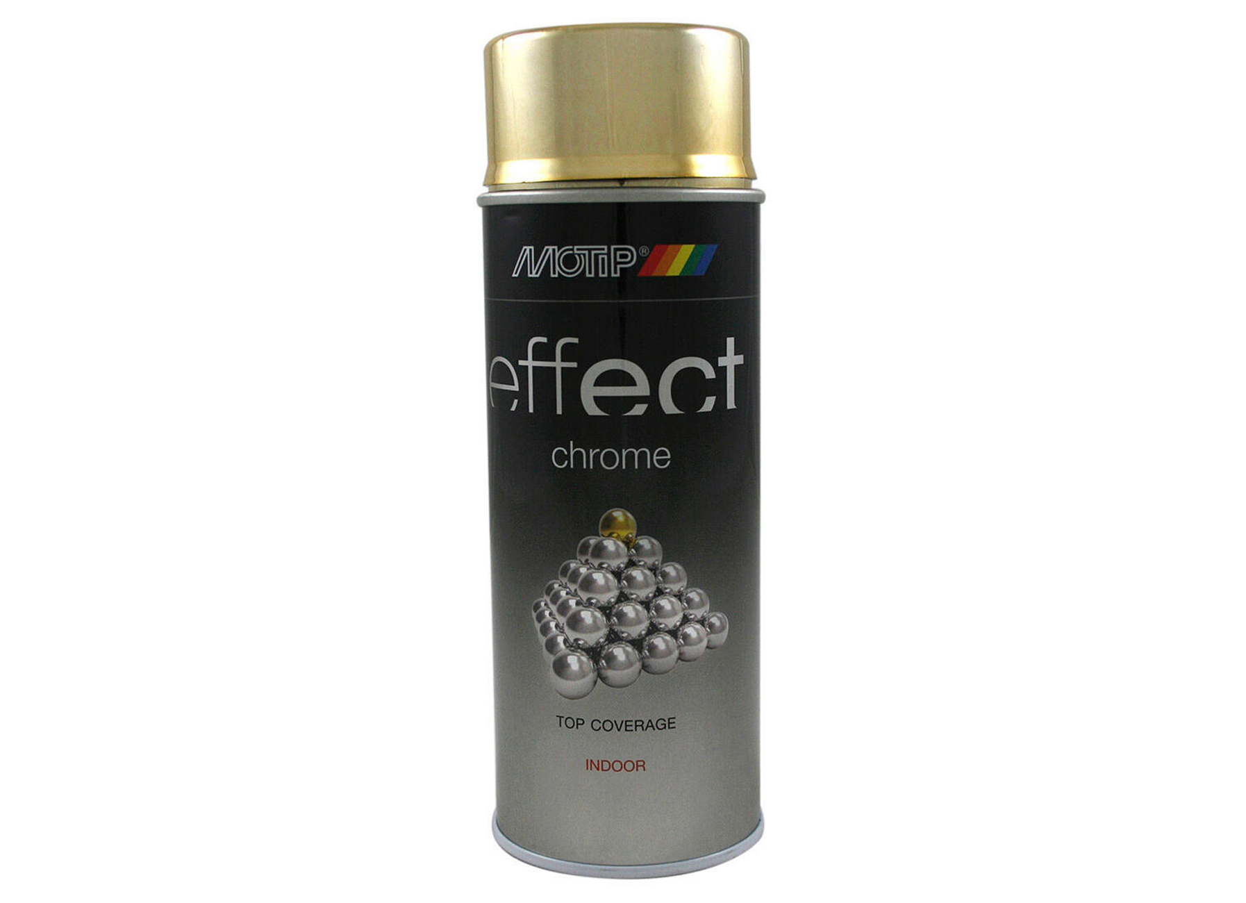 MOTIP SPRAY DECO EFFECT CHROOMLAK GOUD 400ML