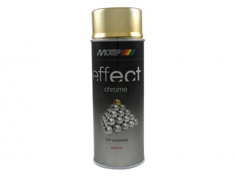 MOTIP SPRAY DECO EFFECT EFFET CHROME OR 400ML