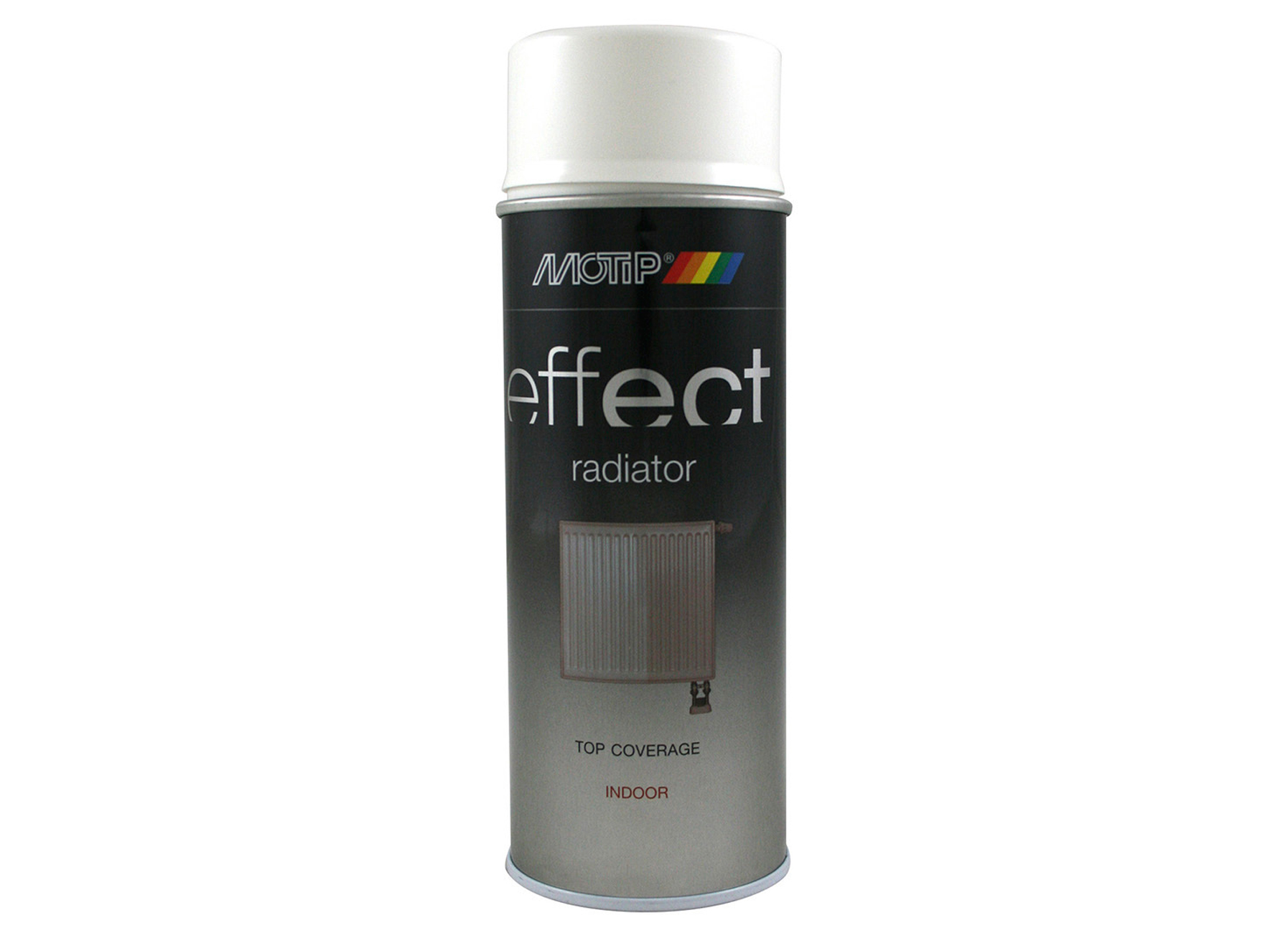 MOTIP SPRAY DECO EFFECT RADIATORLAK WIT HOOGGLANS 400ML