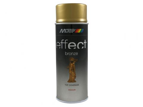 MOTIP SPRAY DECO EFFECT BRONSLAK GOUD 400ML