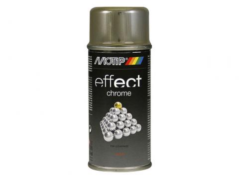 MOTIP SPRAY EFFECT PEINTURE CHROME OR 150ML