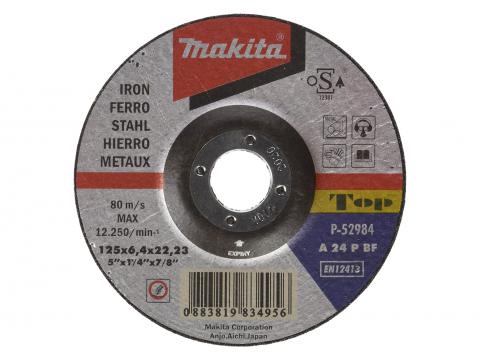 DOORSLIJPSCHIJF STAAL Ø125X6,4X22,23MM