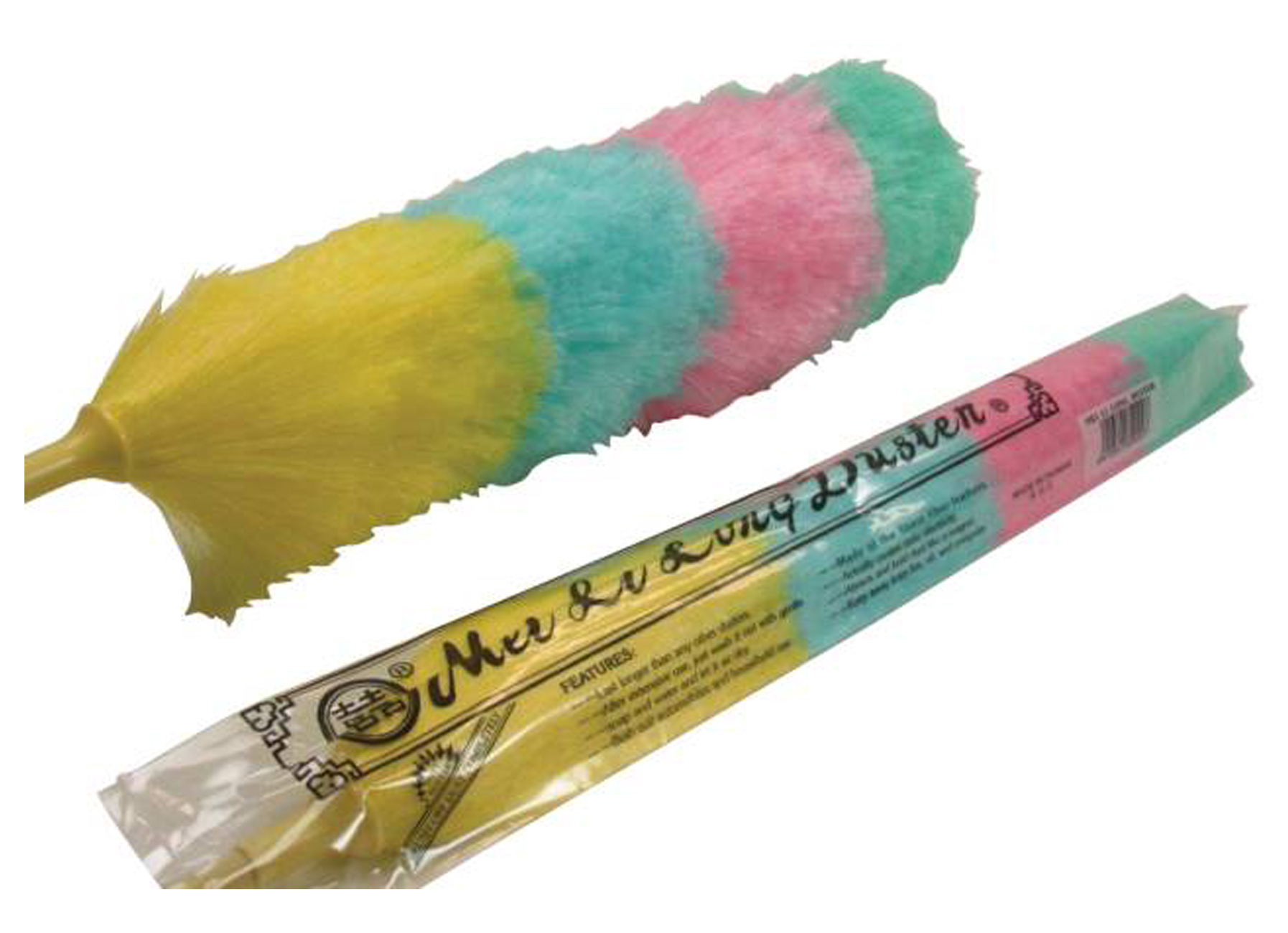 Plumeau Multicolor Mei Li Long met Uitschuifbare Steel