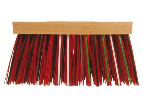 STRAATBEZEM PVC/BALEINEN LANG GELAKT 30CM PLAT
