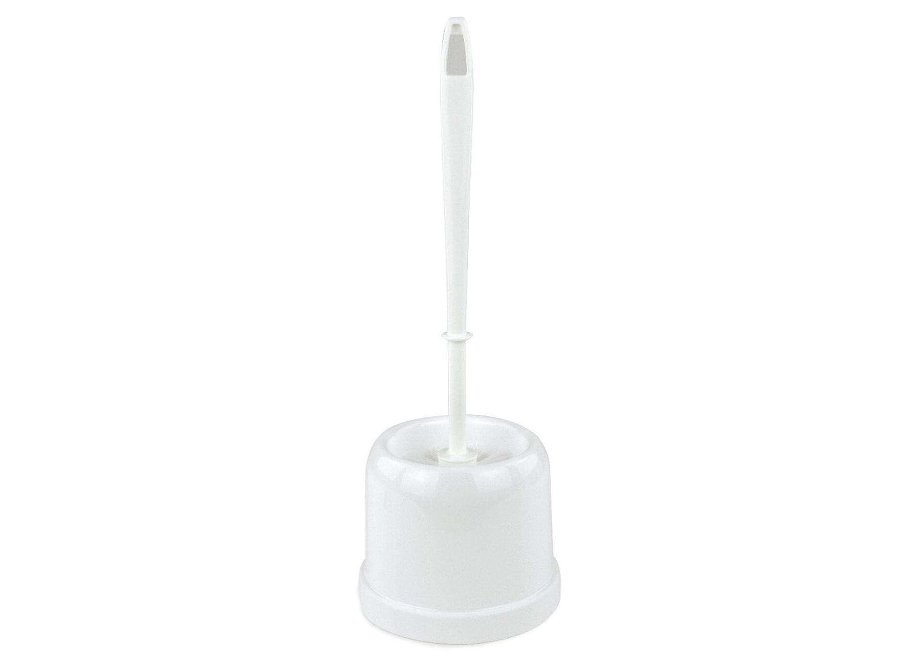 BROSSE DE TOILETTE LINEA BLANC MODELE BAS