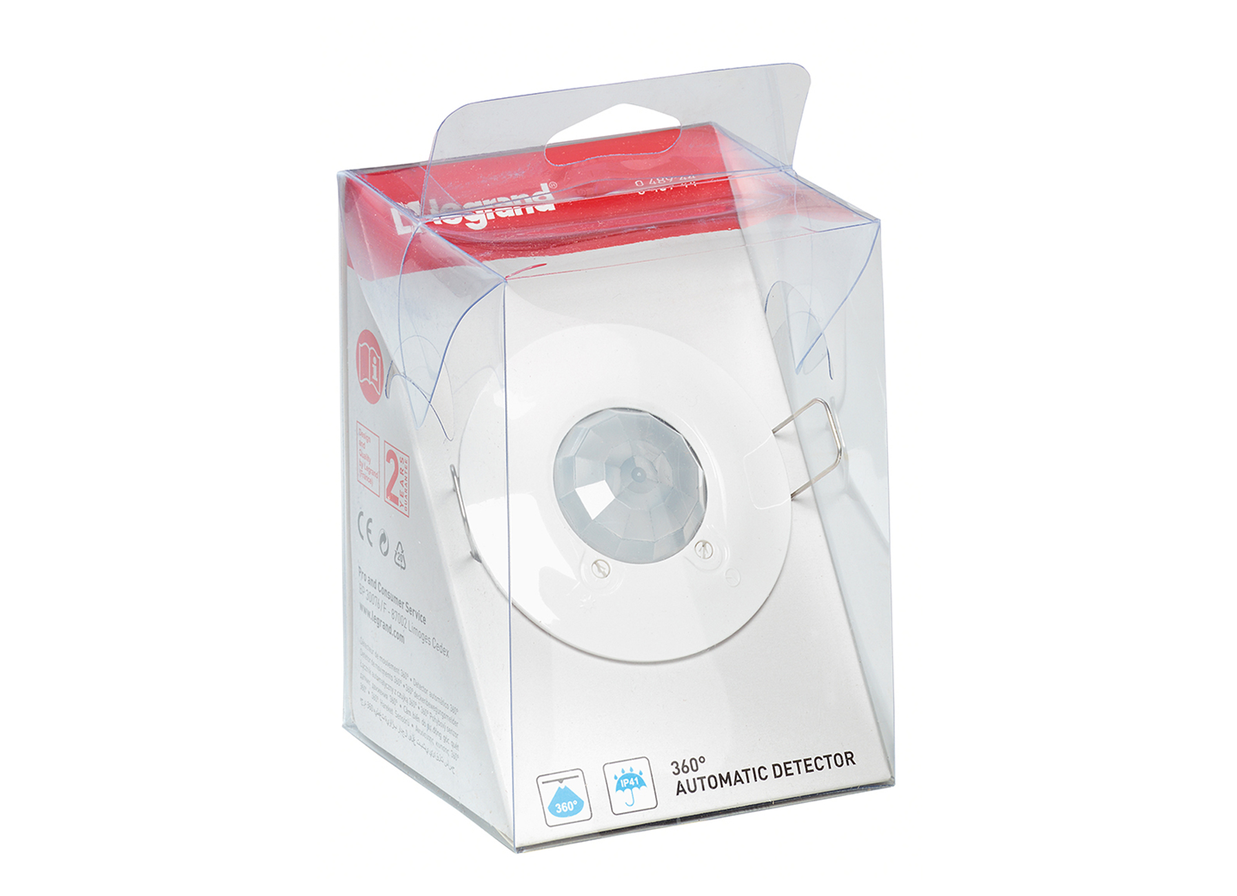 DETECTEUR DE MOUVEMENT 360° PLAFOND BLANC