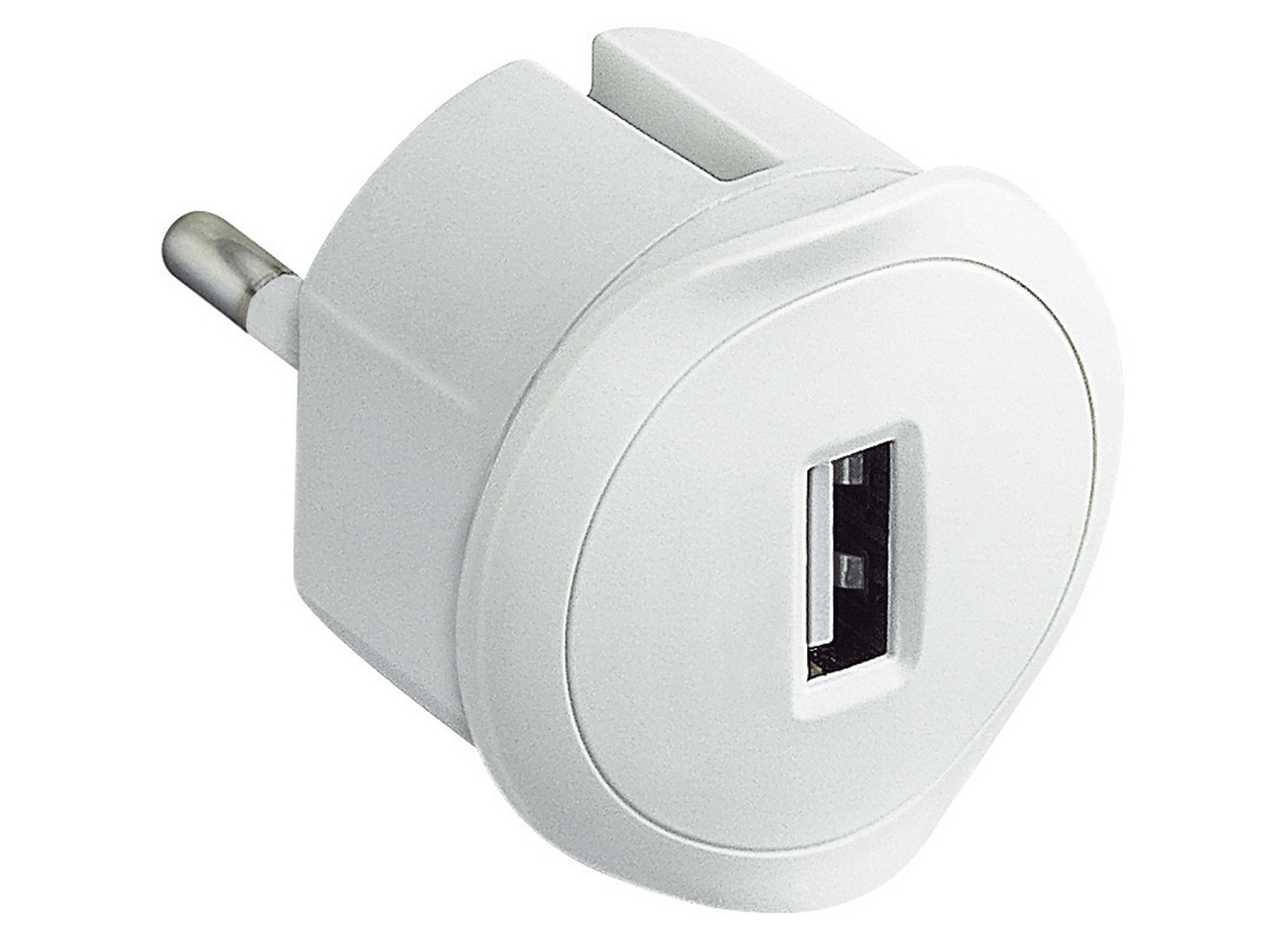 CHARGEUR USB 5V 2P 10A BLANC