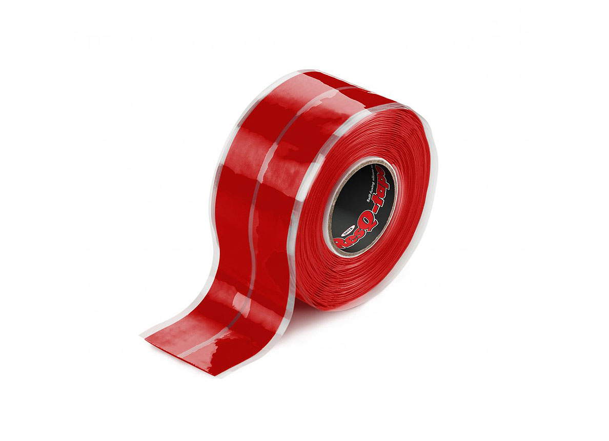 RESQ-TAPE 25,4MM X 3,65M X 0,5MM ROOD