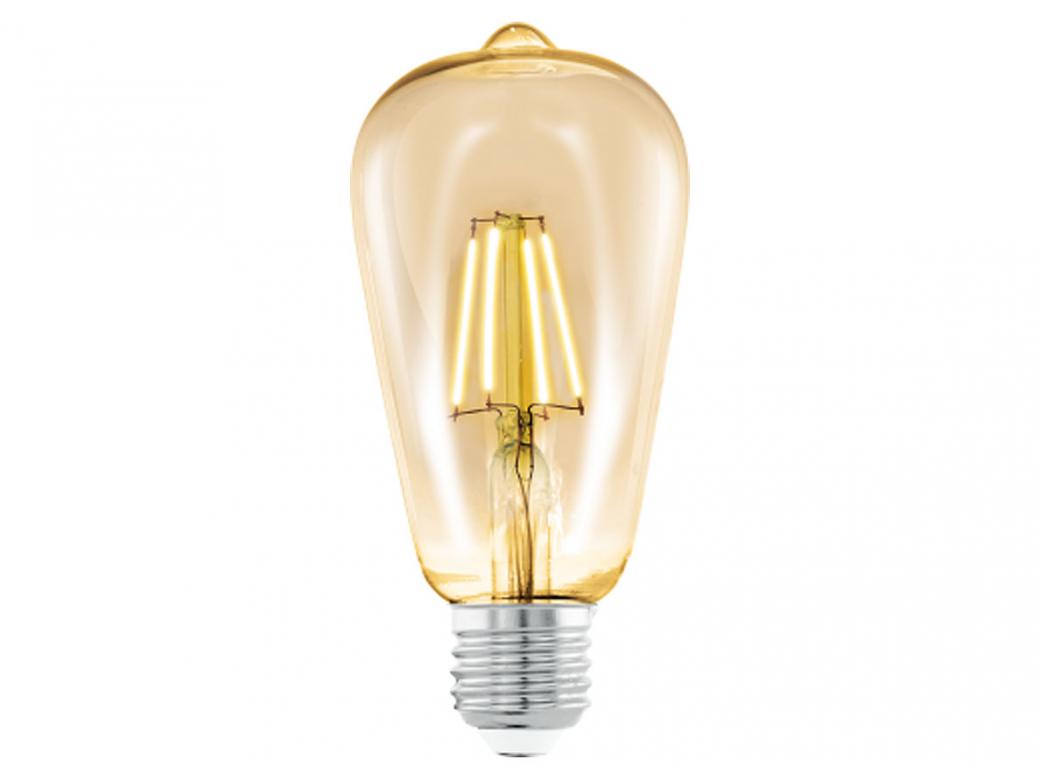 EGLO LED LAMP ST64 E27 4W 2200K AMBER