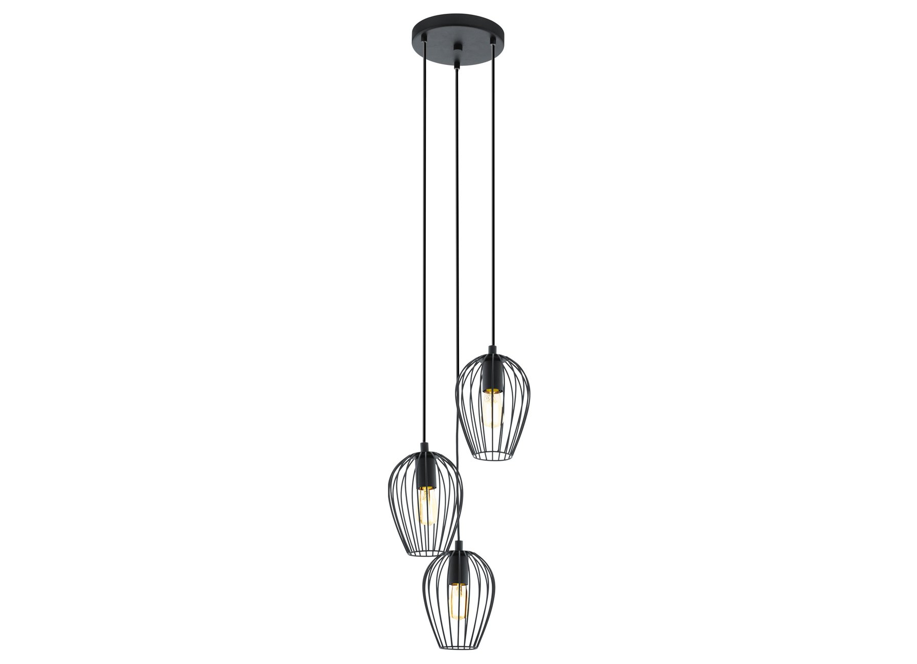 EGLO HANGLAMP NEWTOWN 3X60W Ø380MM