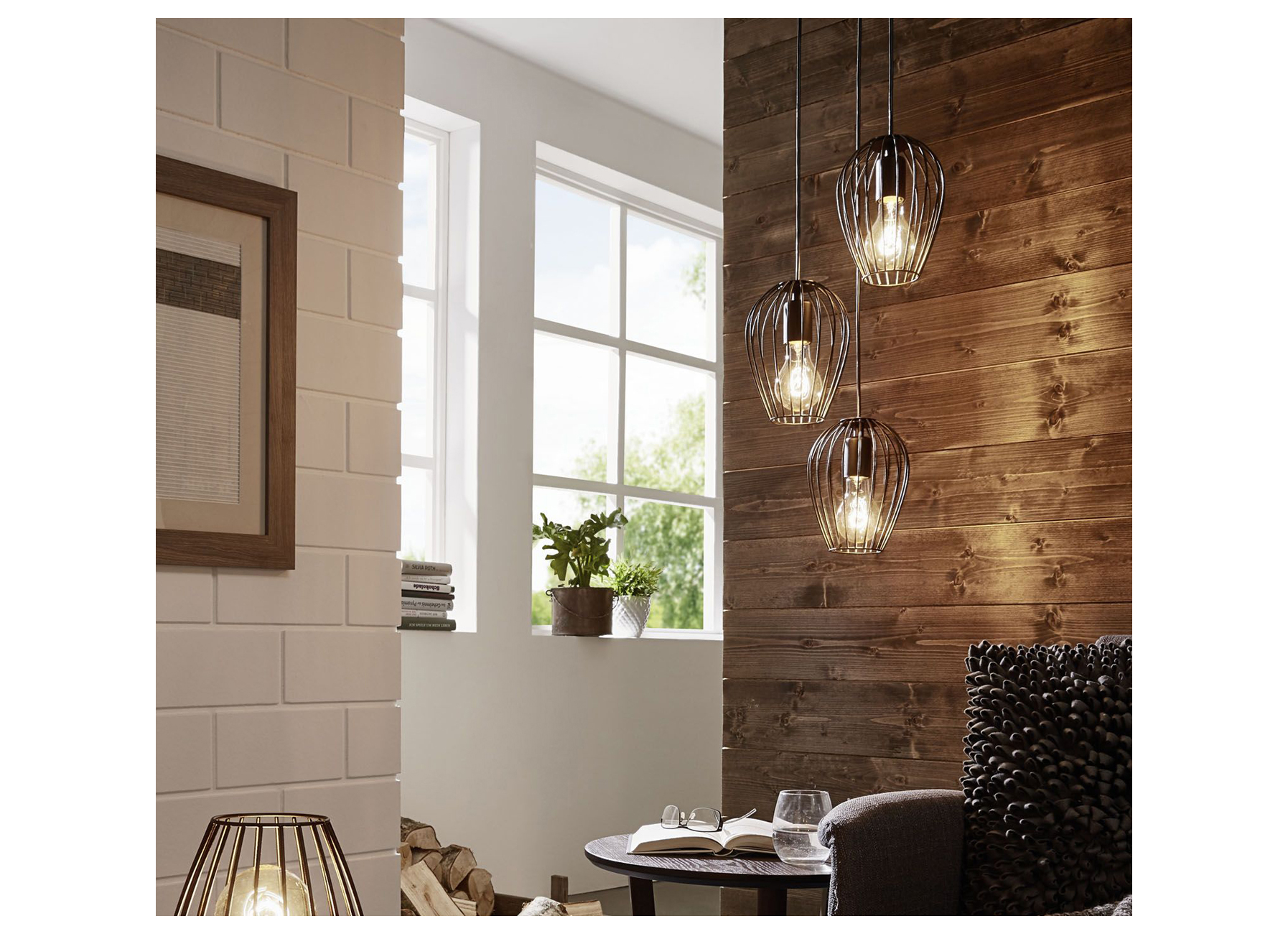 EGLO SUSPENSION NEWTOWN 3X60W Ø380MM