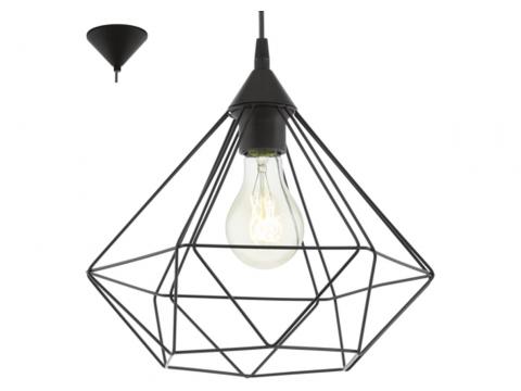 EGLO SUSPENSION TARBES NOIR MAT