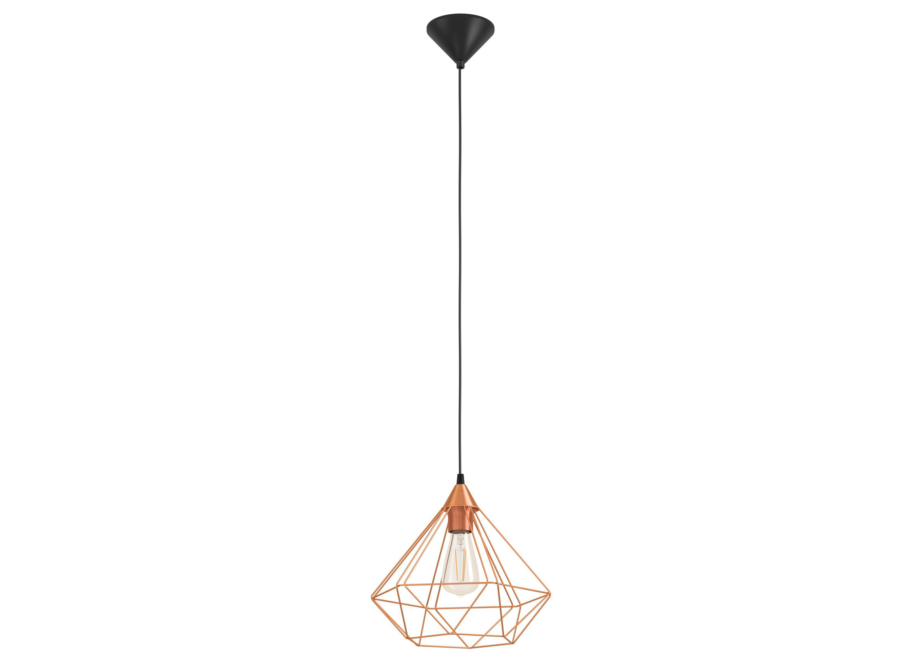 EGLO HANGLAMP TARBES KOPERKLEUR