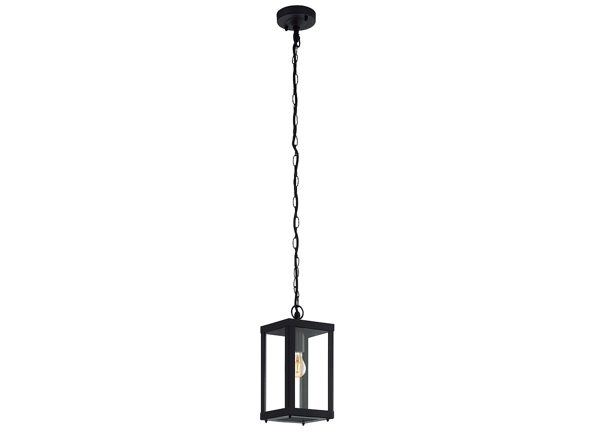 EGLO HANGLAMP ALAMONTE 1 E27 ZWART