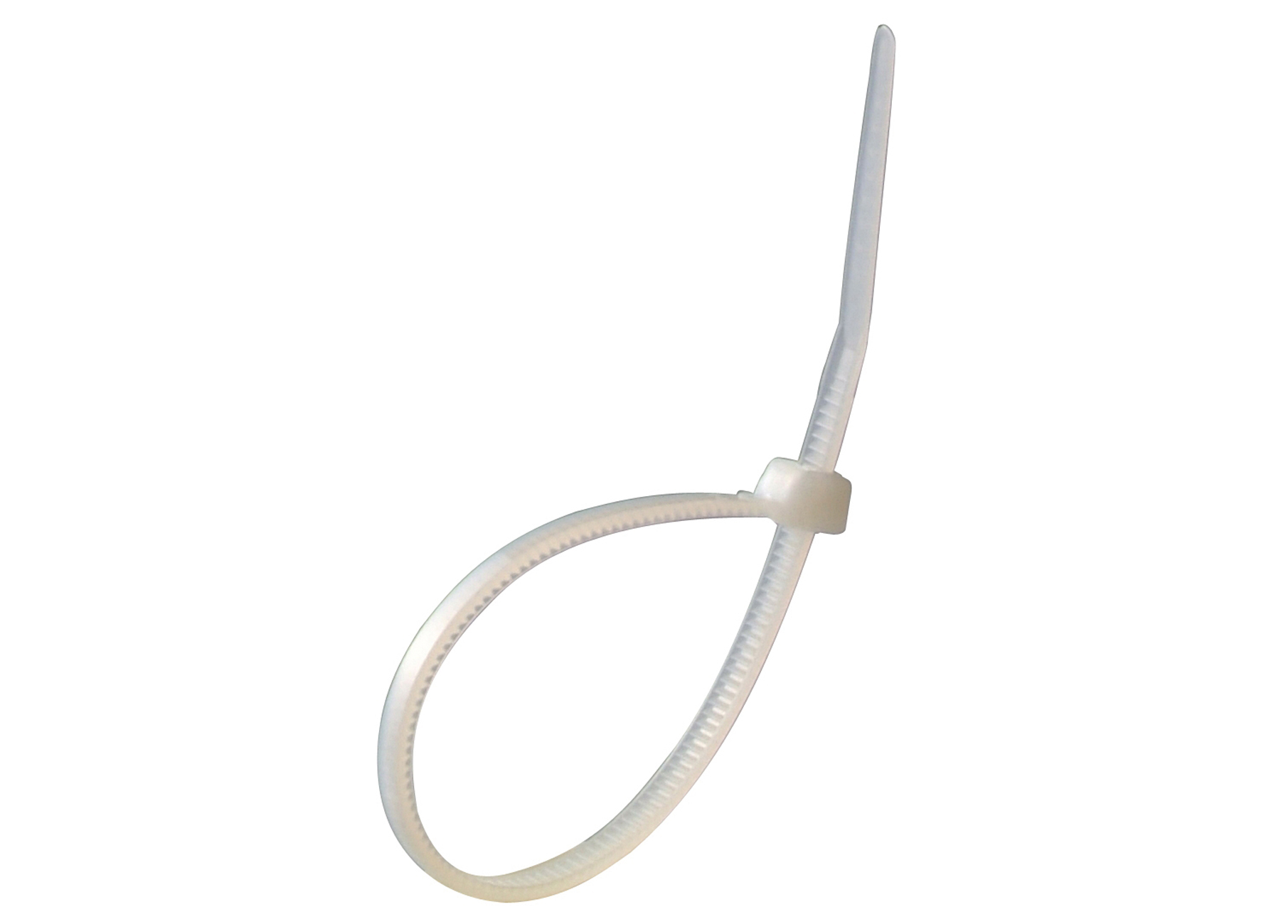 COLLIER 150X2.5MM 100ST BLANC