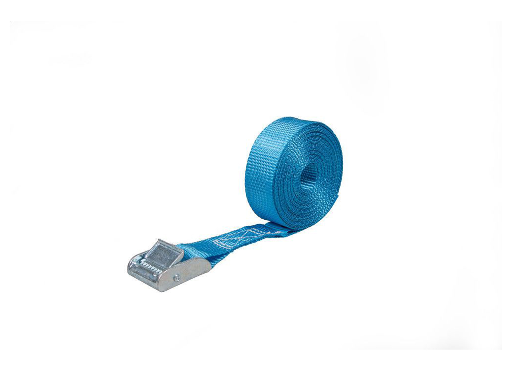 SANGLE D'ARRIMAGE AVEC BOUCLE 25MM 250KG L=2M BLEU