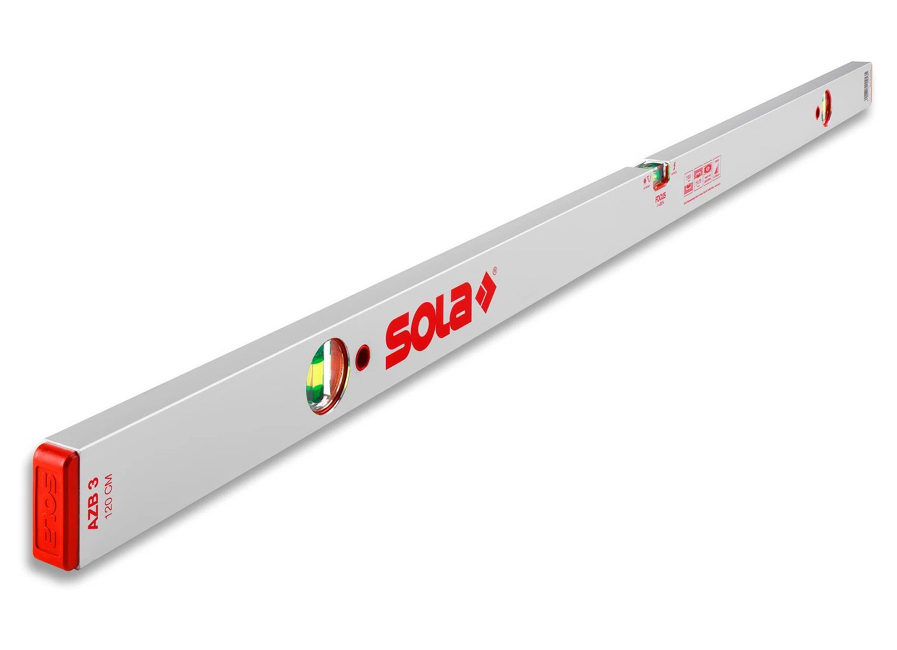 SOLA ALUMINIUM WATERPAS AZB 3 120CM