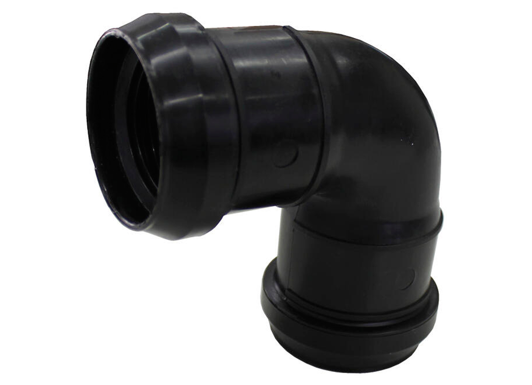 SANITAIRE BOCHT MET 2XLIPRING 87° PP ZWART