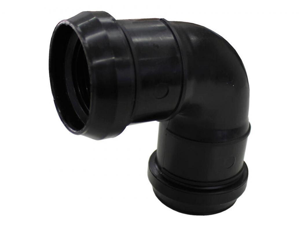 SANITAIRE BOCHT MET 2XLIPRING 87° PP ZWART