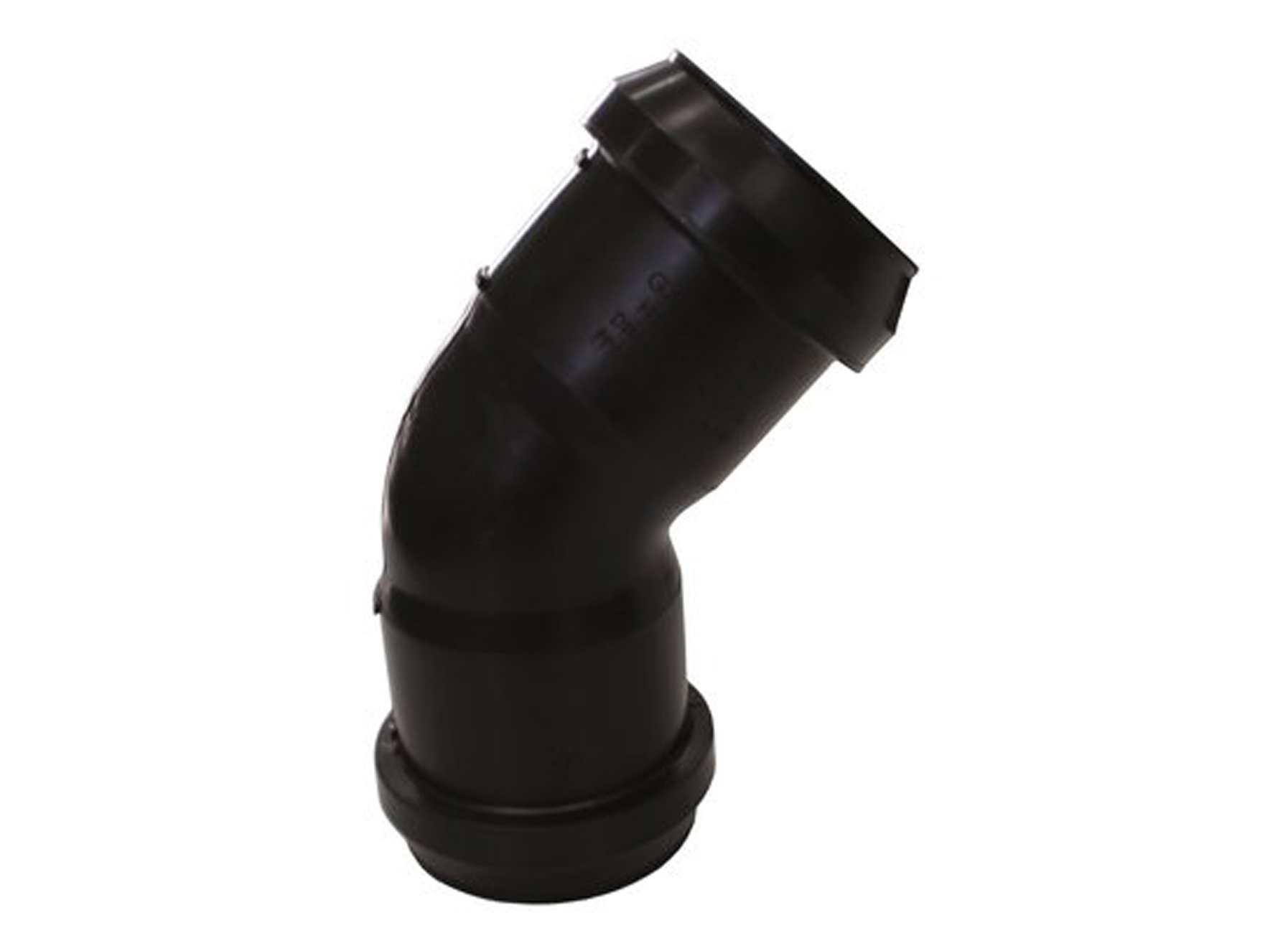 COUDE SANITAIRE Ø40 87° PP NOIR FF