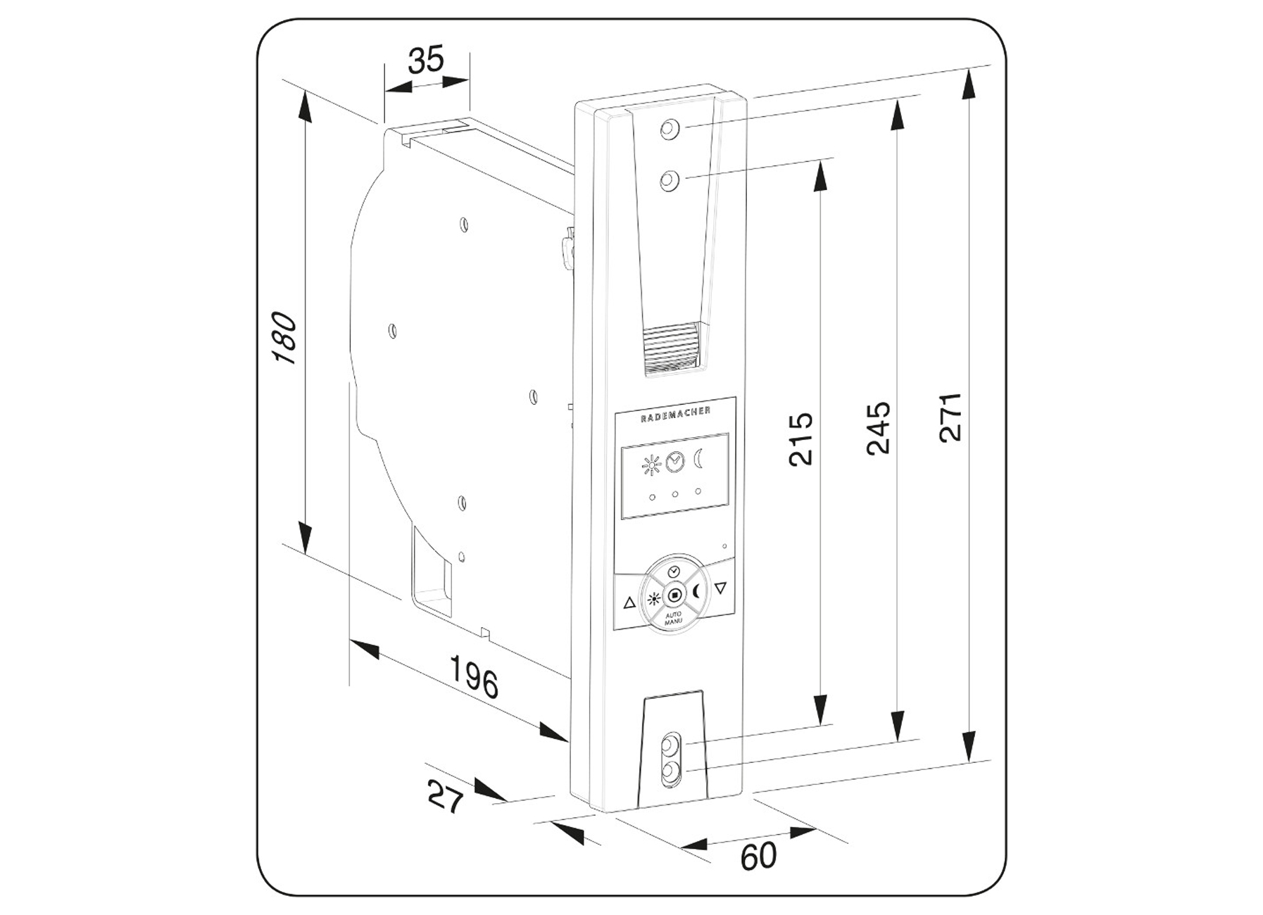 ROLLOTRON STANDARD PLUS 1305 UW (60 KG - 23 MM)