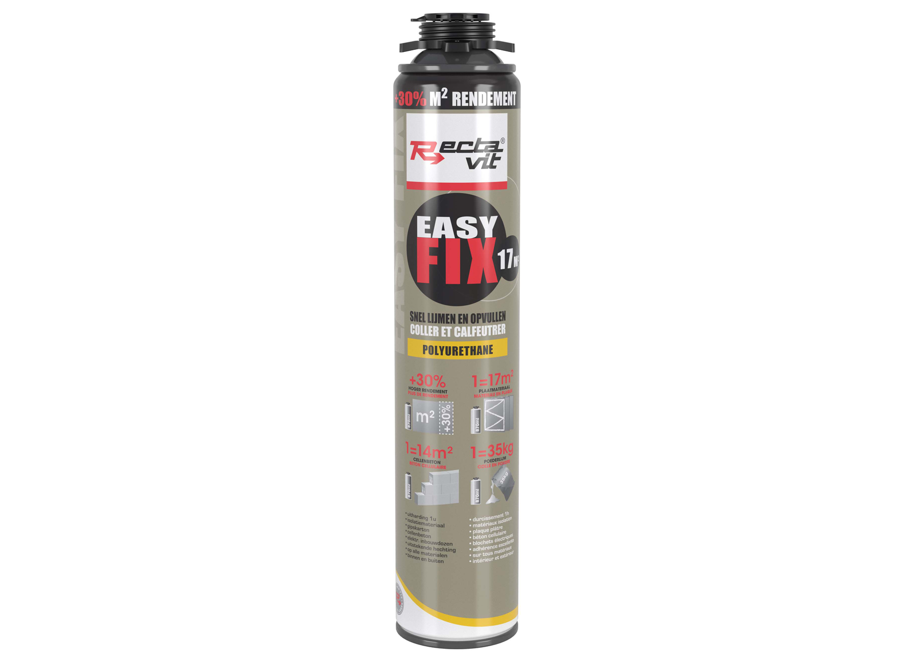 RECTAVIT EASY FIX NBS 850ML = 17M2