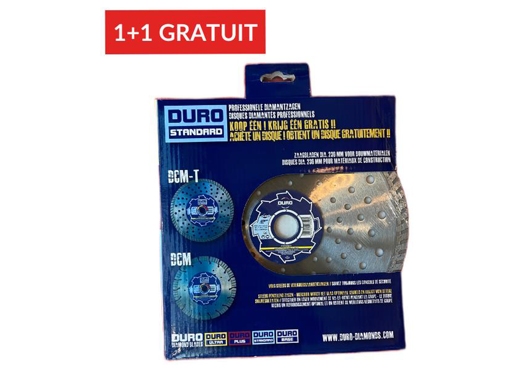 DURO DCM-T DISQUE DIAMANTE UNIVERSEL MATERIAUX DE CONSTRUCTION & METAUX