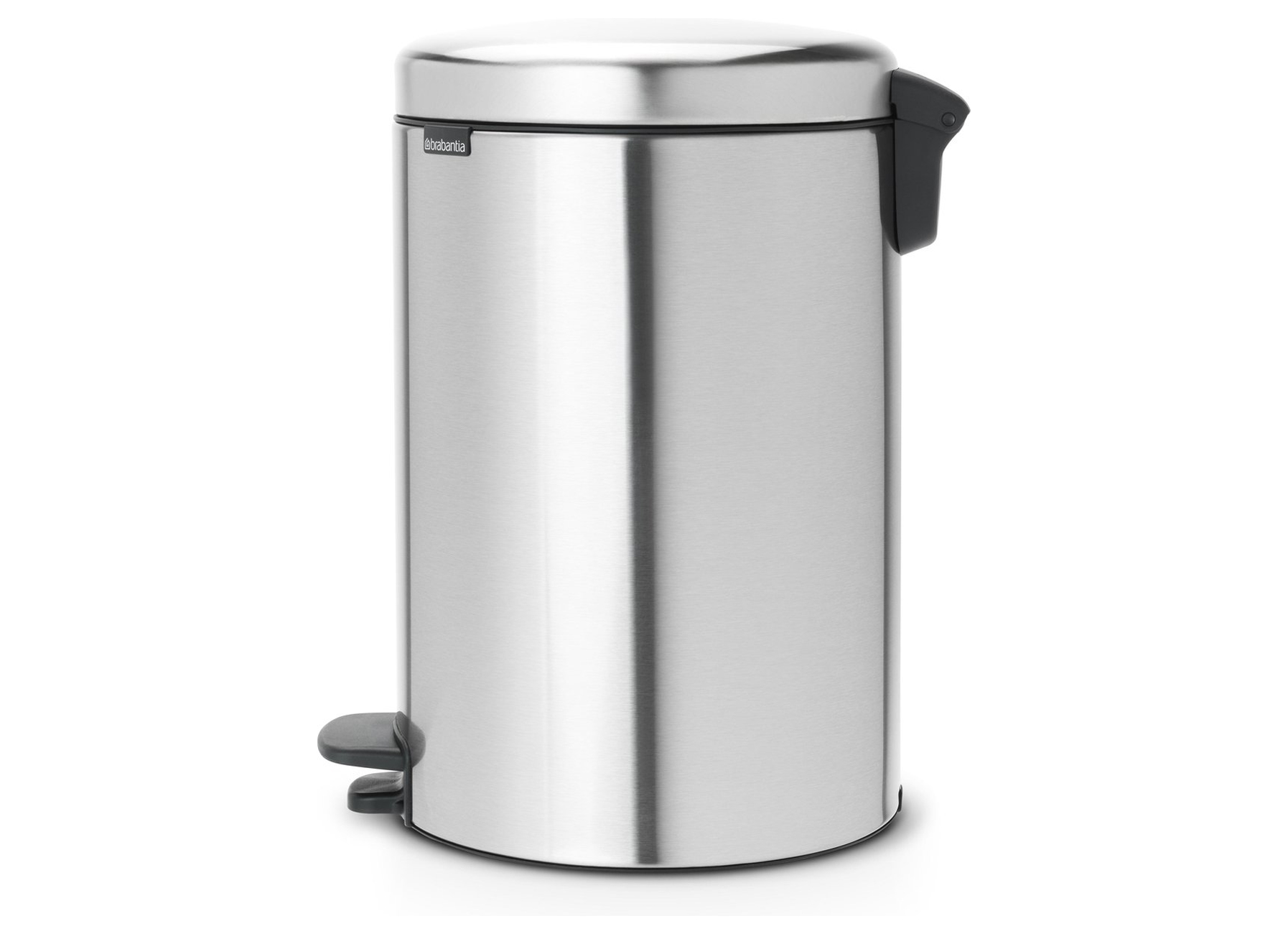 BRABANTIA PEDAALEMMER NEWICON 20L MATT STEEL FINGERPRINT PROOF