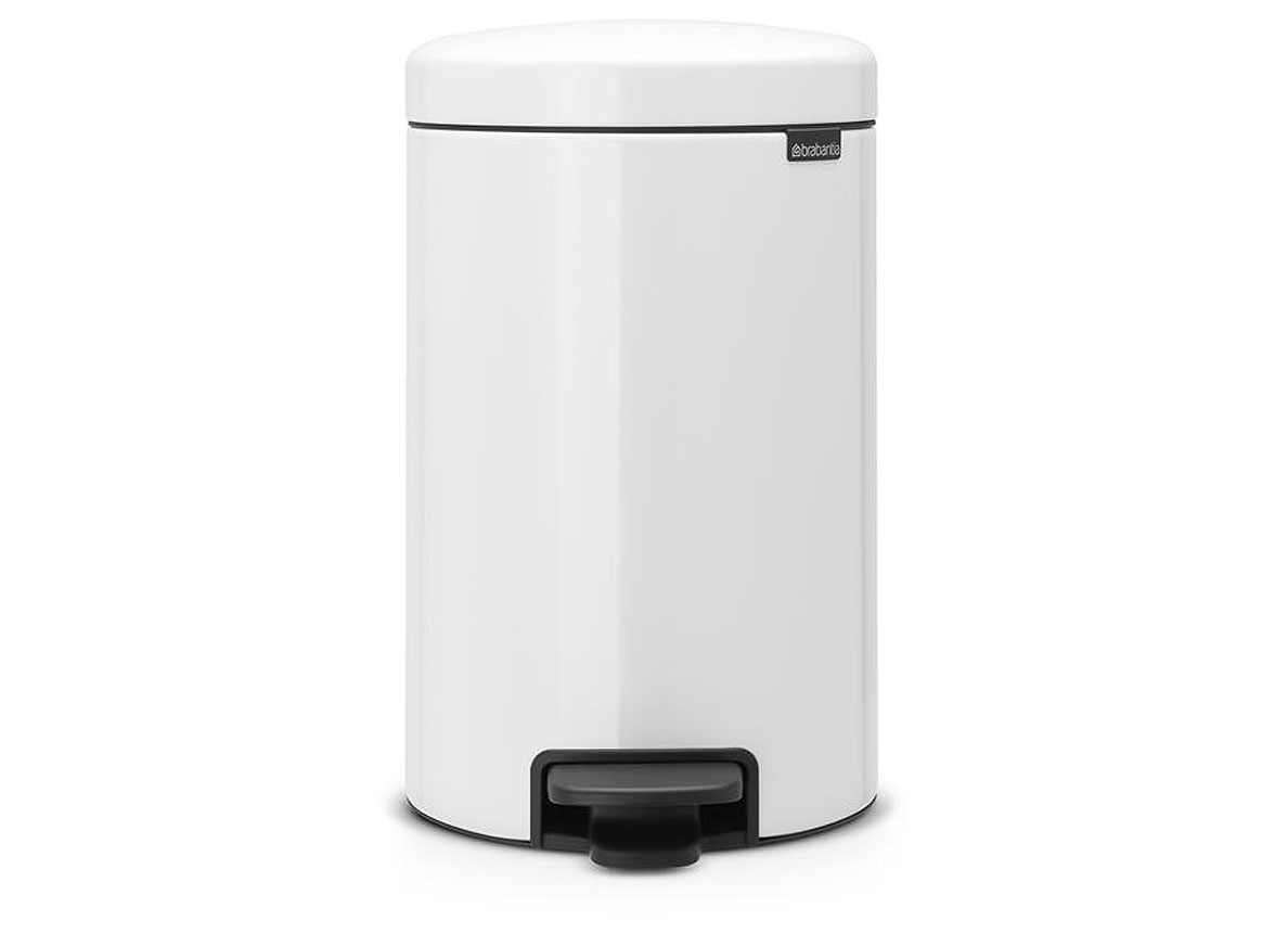 BRABANTIA PEDAALEMMER NEWICON 12L WIT