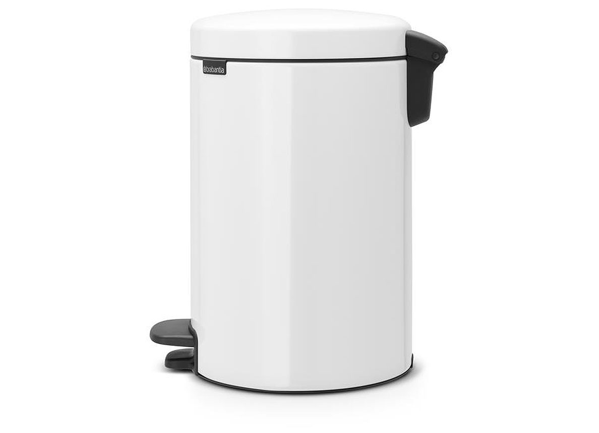 BRABANTIA PEDAALEMMER NEWICON 12L WIT