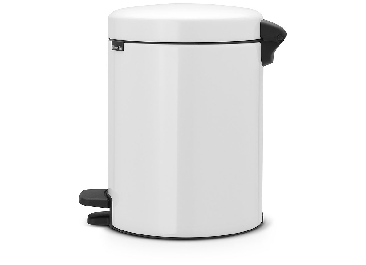 BRABANTIA PEDALETTE NEWICON 5L BLANC