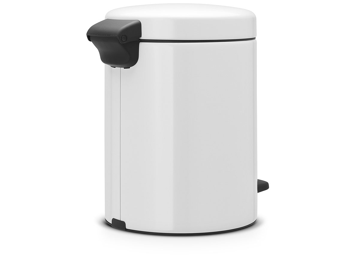 BRABANTIA PEDAALEMMER NEWICON 5L WIT