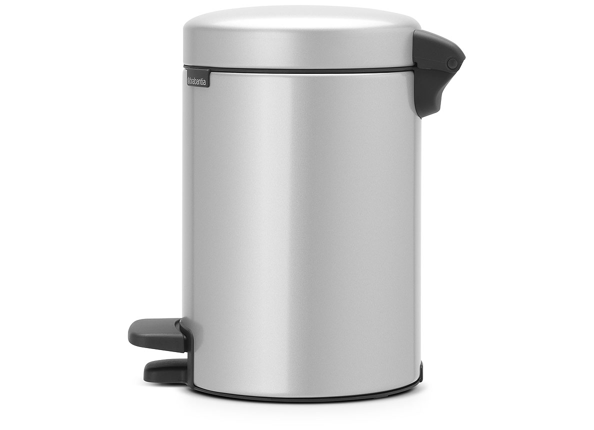 BRABANTIA PEDAALEMMER NEWICON 3L METALLIC GREY