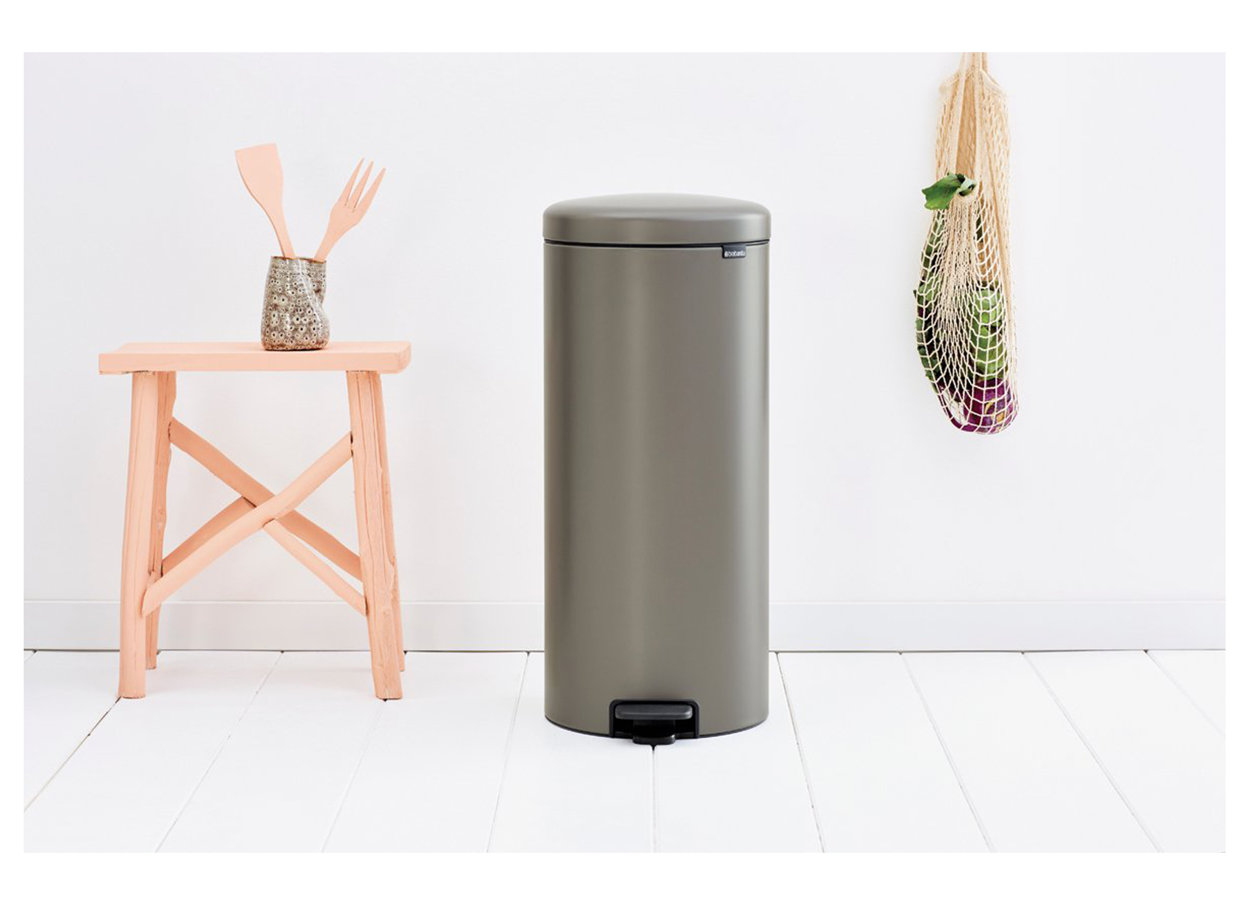 BRABANTIA PEDAALEMMER NEWICON 30L PLATINUM