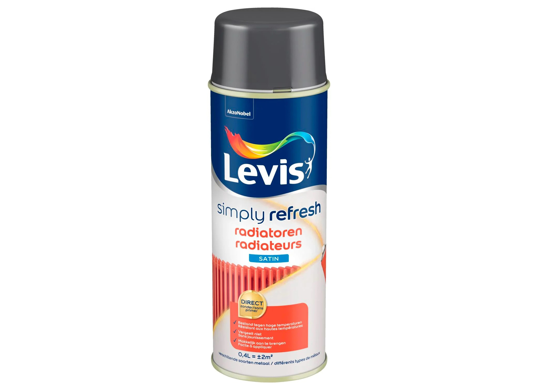 LEVIS RADIATOREN SATIN PEPPER TOUCH 0,4L SPRAY