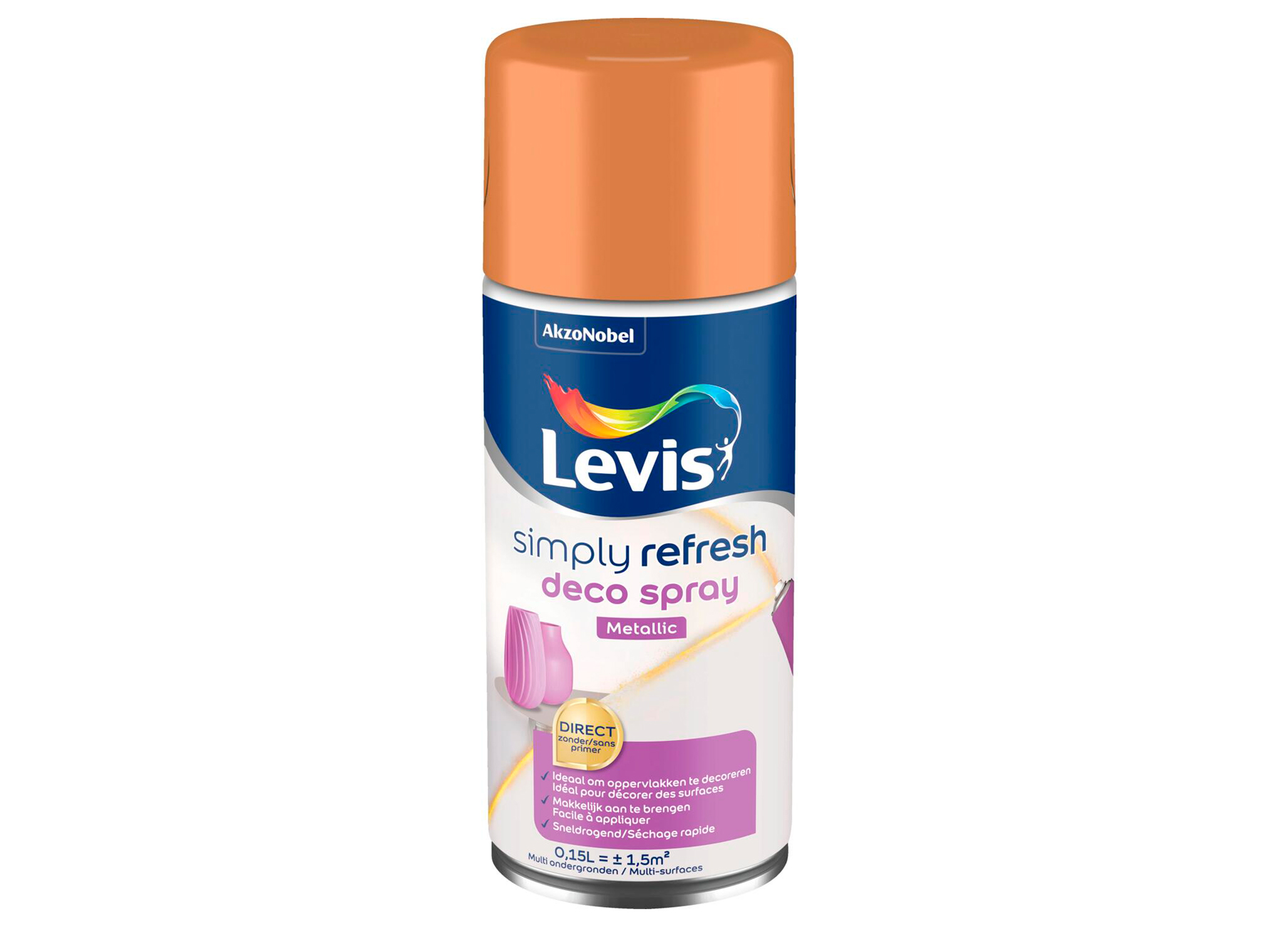 LEVIS DECO SPRAY METALLIC COPPER 0,15L