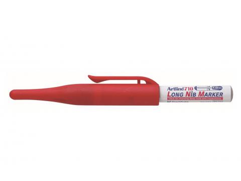ARTLINE LONG NIB MARKER 710 ROUGE
