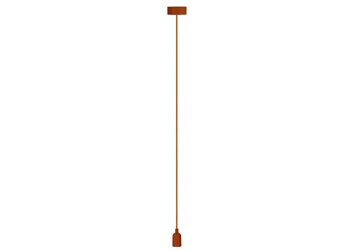LUMINAIRE DESIGN A SUSPENSION EN CORDAGE - BRUN